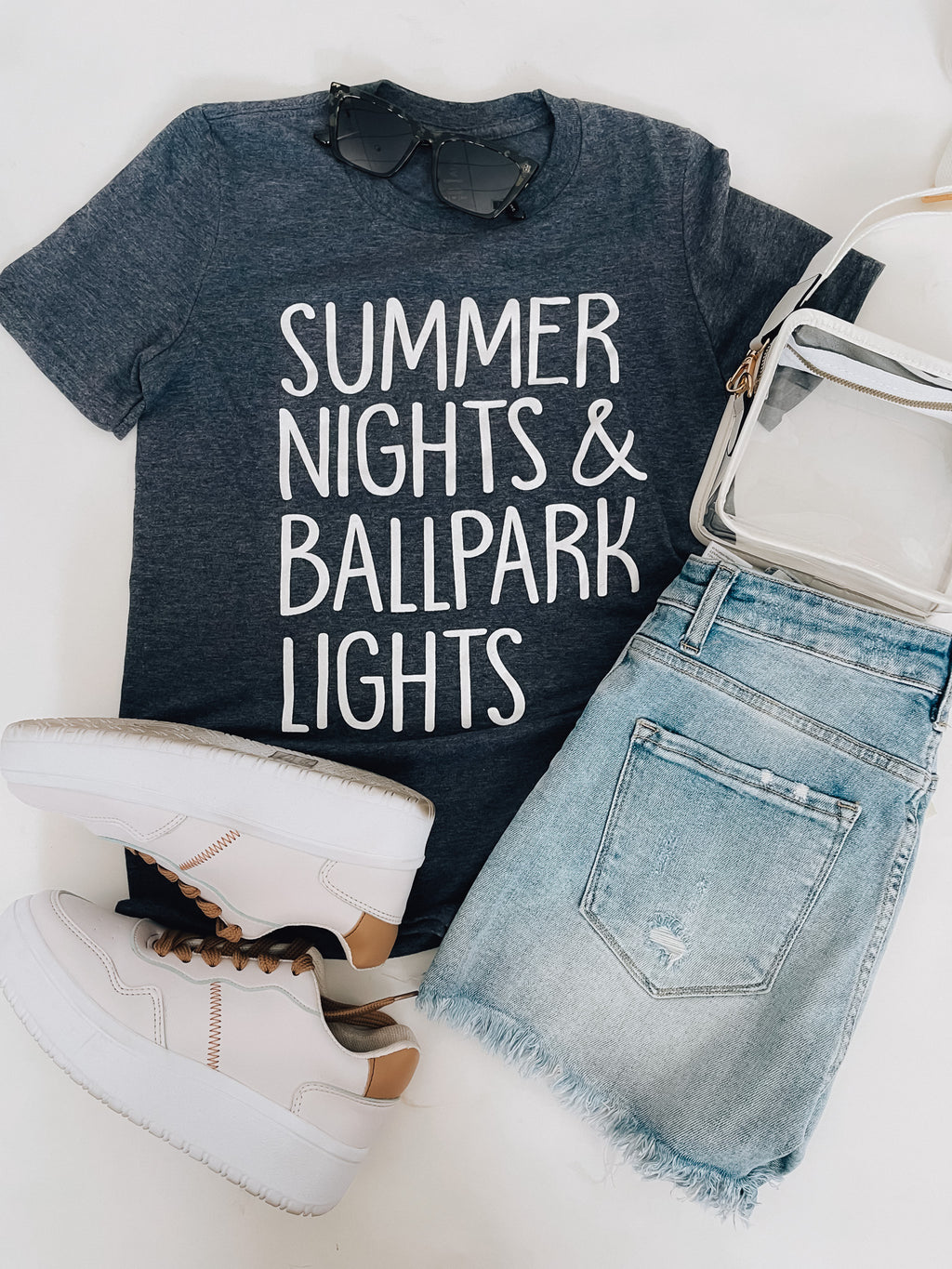 Summer Nights & Ballpark Lights Tee (XS-2XL)