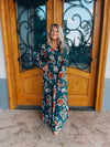 Right On Time Floral Maxi Dress