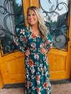 Right On Time Floral Maxi Dress