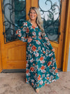 Right On Time Floral Maxi Dress