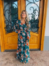 Right On Time Floral Maxi Dress