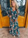 Right On Time Floral Maxi Dress