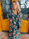 Right On Time Floral Maxi Dress