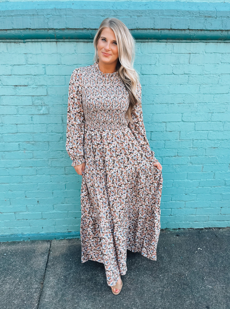 Take You There Floral Maxi Dress