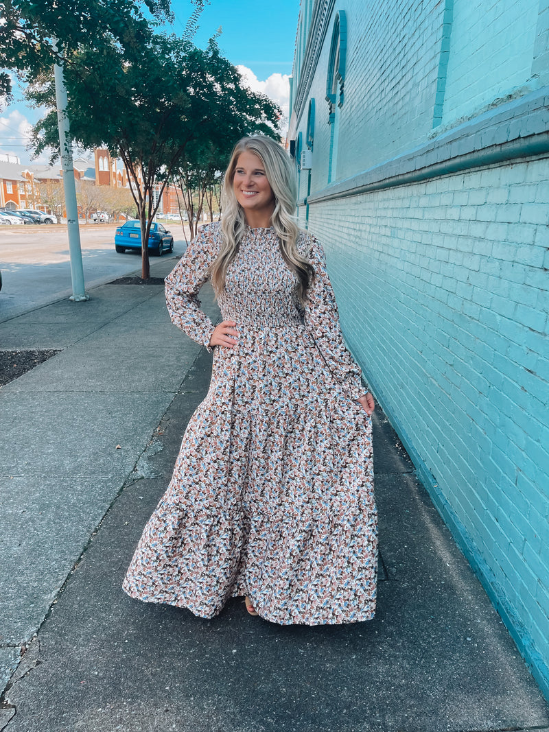 Take You There Floral Maxi Dress