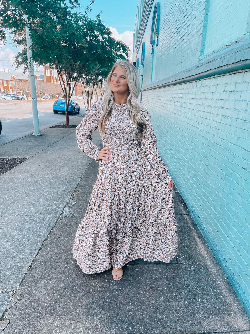 Take You There Floral Maxi Dress