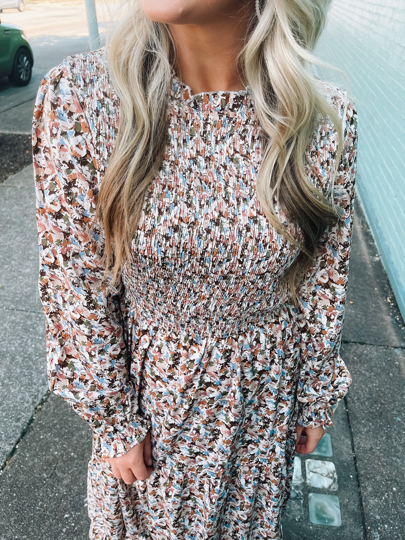 Take You There Floral Maxi Dress