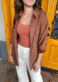 Super Chill Button Down Top