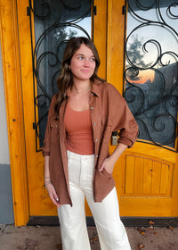 Super Chill Button Down Top