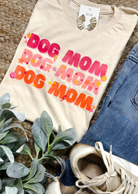 Retro Dog Mom Graphic Tee (S-2XL)
