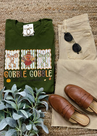 Gobble Gobble Till You Wobble Graphic Tee (S-2XL)