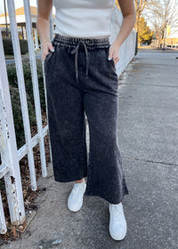 Finding Comfort Acid Wash Pants