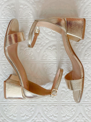 My Only Hope Gold Heels