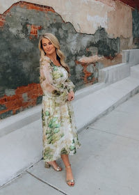 Rustic Allure Midi Dress