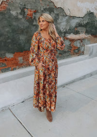 Radiant Blossoms Maxi Dress