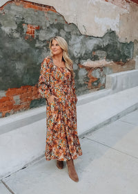 Radiant Blossoms Maxi Dress