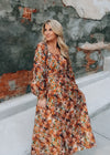 Radiant Blossoms Maxi Dress