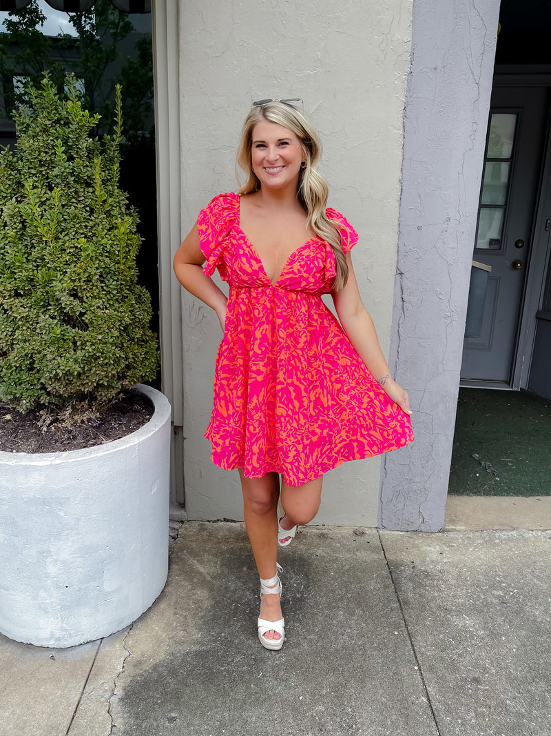 Ruffle Some Feathers Dress