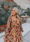 Radiant Blossoms Maxi Dress