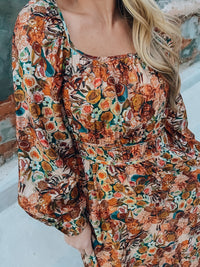 Radiant Blossoms Maxi Dress