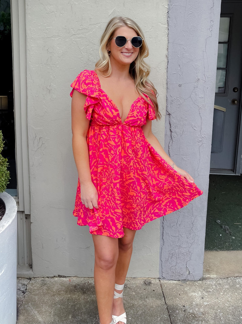 Ruffle Some Feathers Dress