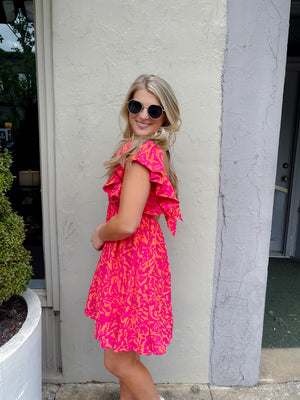 Ruffle Some Feathers Dress