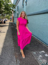 Falling For You Hot Pink Midi Dress (S-3XL)