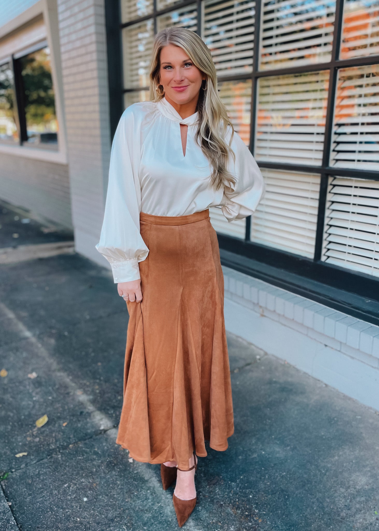 For Real This Time Suede Midi Skirt – The Sassy Owl Boutique
