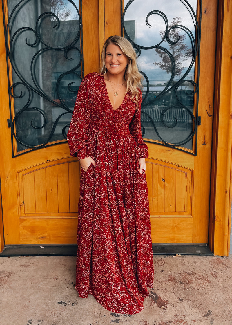 Over The Hills Maxi Dress