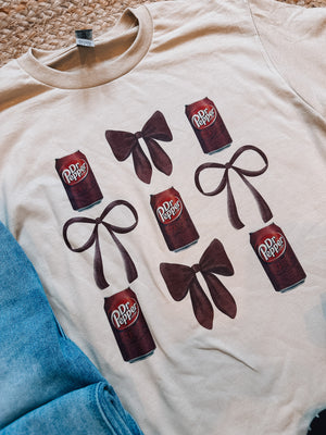 Dr Pepper Bow Grid Graphic Tee (S-2XL)