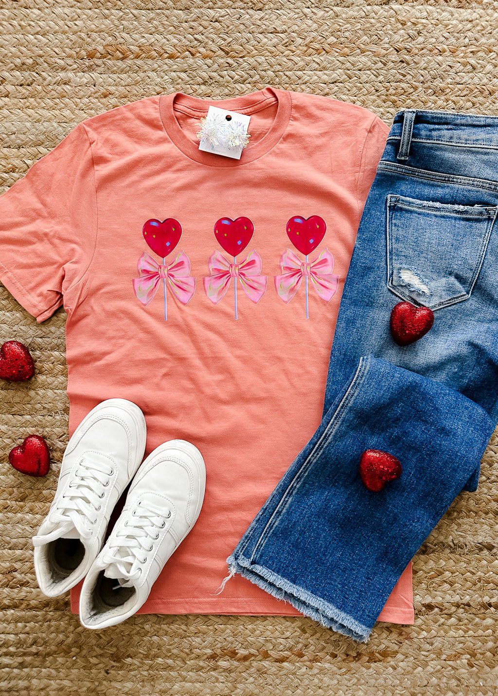 Heart Lollipop Graphic Tee (S-2XL)