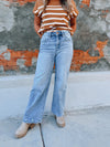 Day Dreaming Tummy Control Wide Leg Jeans