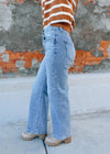 Day Dreaming Tummy Control Wide Leg Jeans