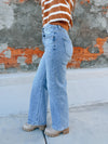 Day Dreaming Tummy Control Wide Leg Jeans