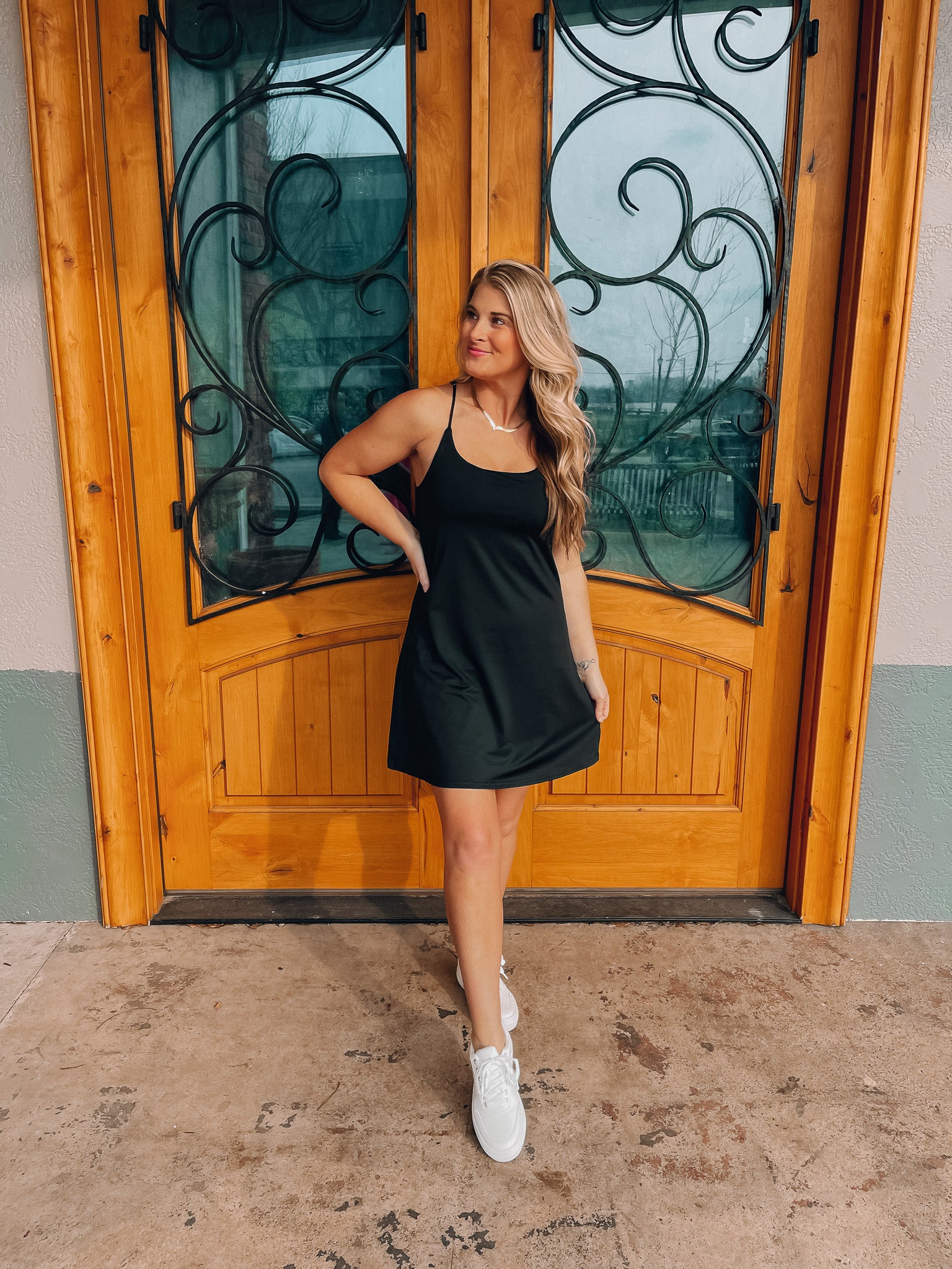 black active dress Truly Untouchable Active Dress