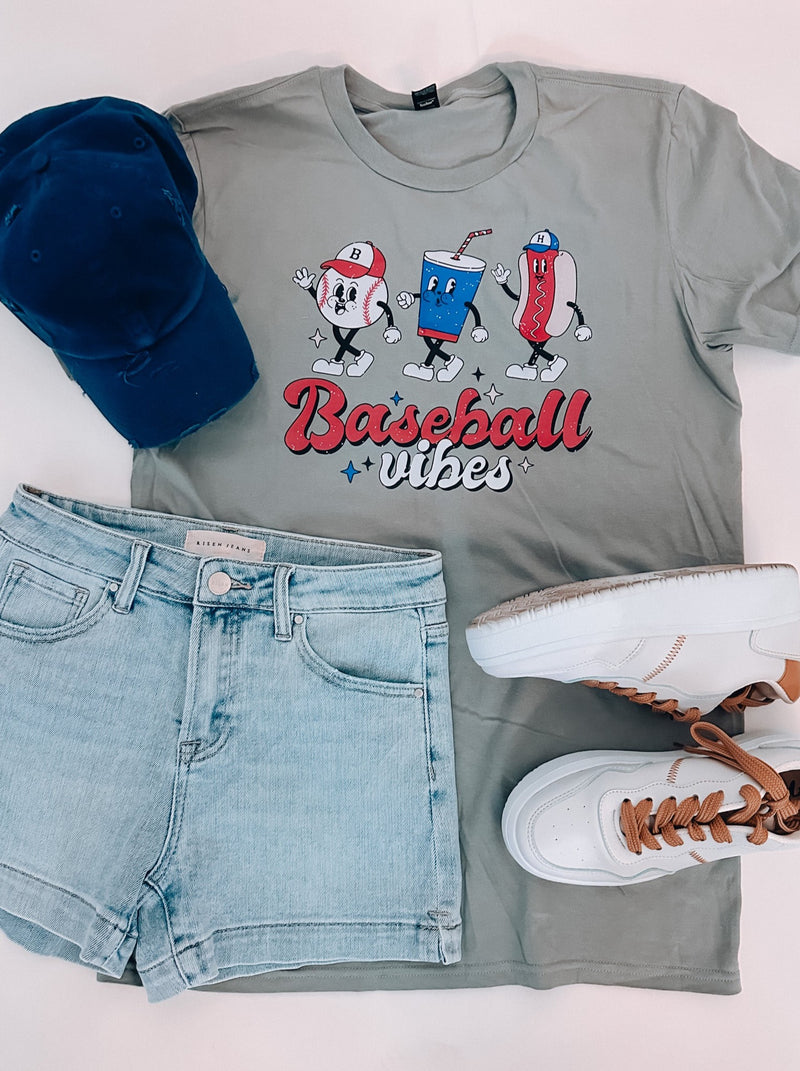 Baseball Vibes Graphic Tee (S-2XL)