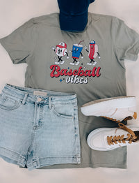 Baseball Vibes Graphic Tee (S-2XL)