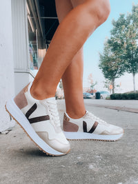 Experience the power of our Authentic Power Sneakers! These shoes have everything you need: comfortable memory foam insole, classic lace-up closure, and charming bronze sequin detailing. Plus, they come in an eye-catching combination of nude and bronze colors. Leave ‘em starstruck!