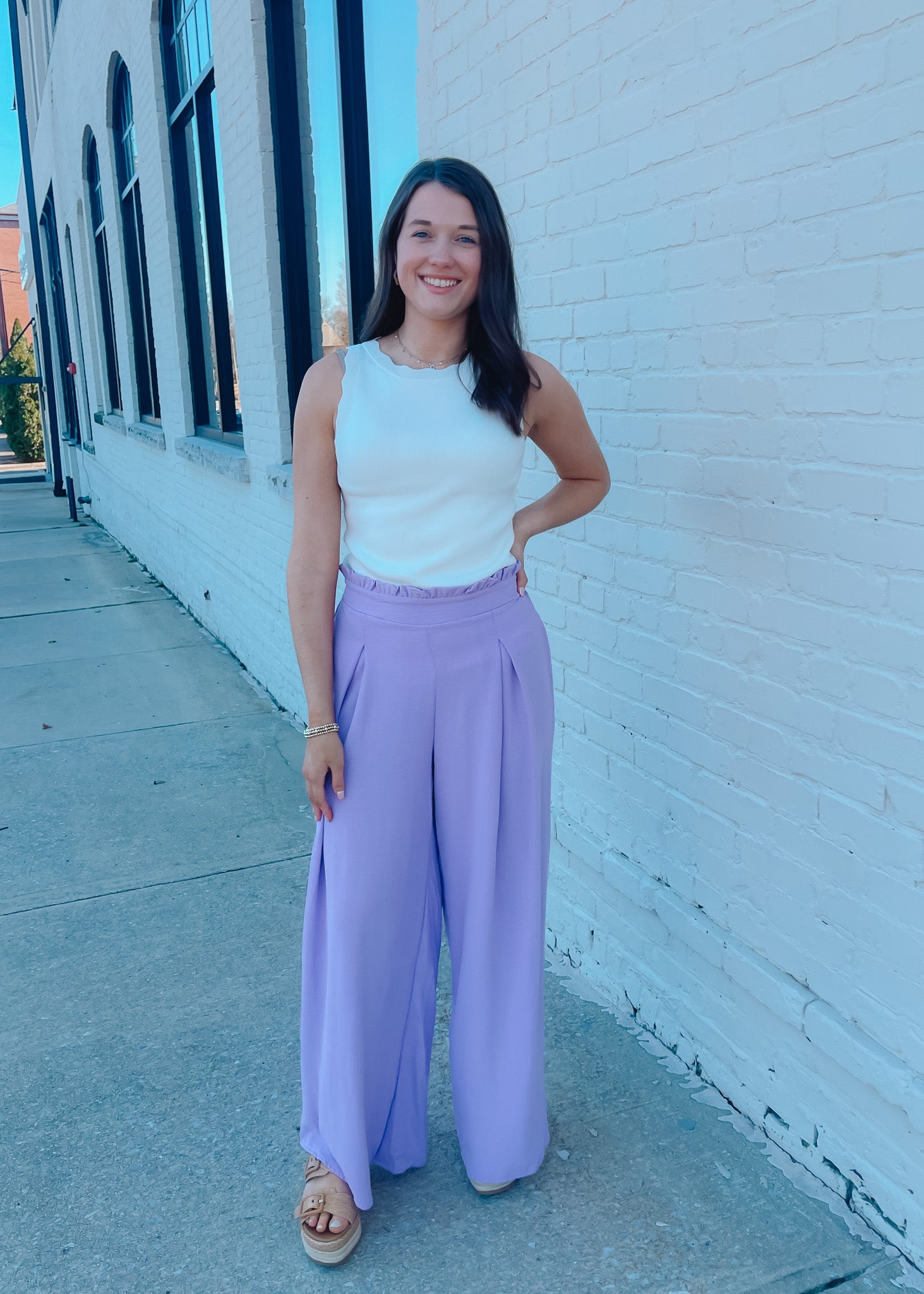 Catching Moments Lavender Pants – The Sassy Owl Boutique