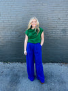 Straight To Business Pants- Royal Blue