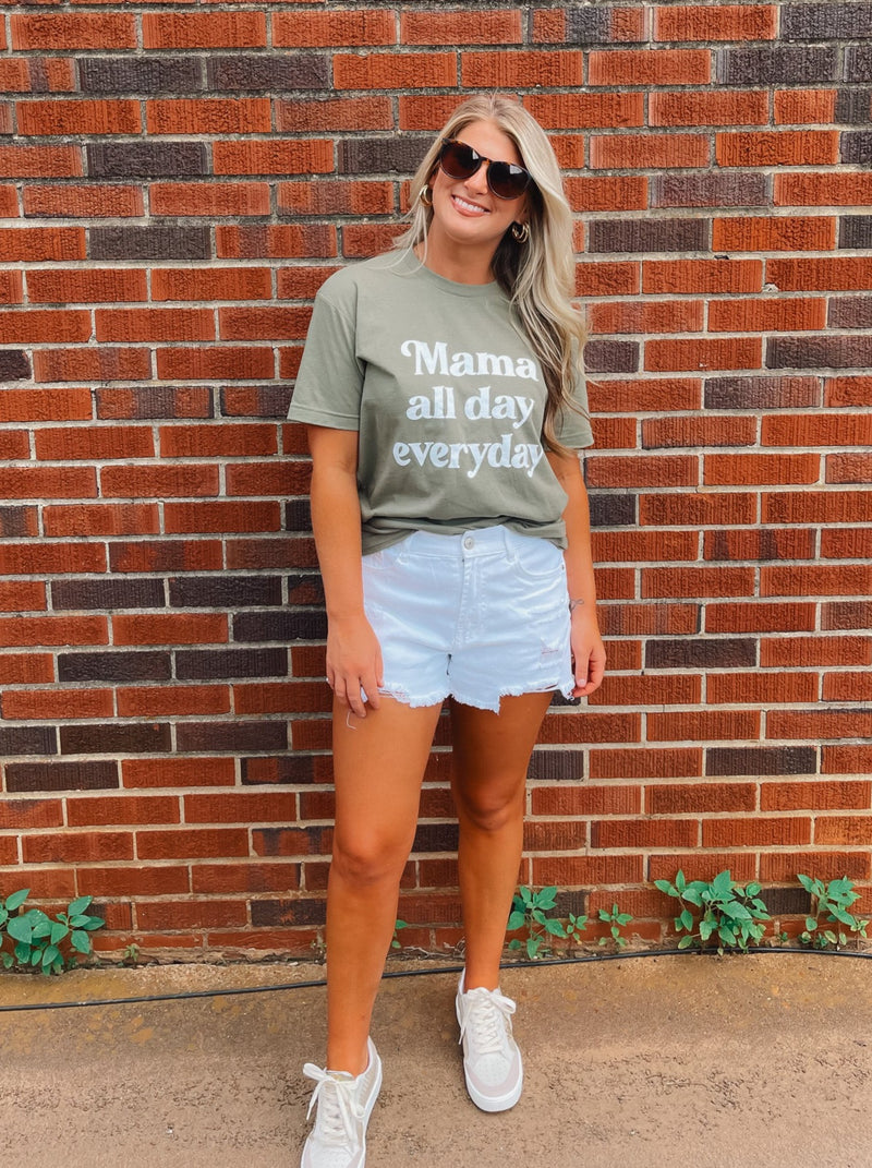 Mama All Day Graphic Tee  (S-3XL)