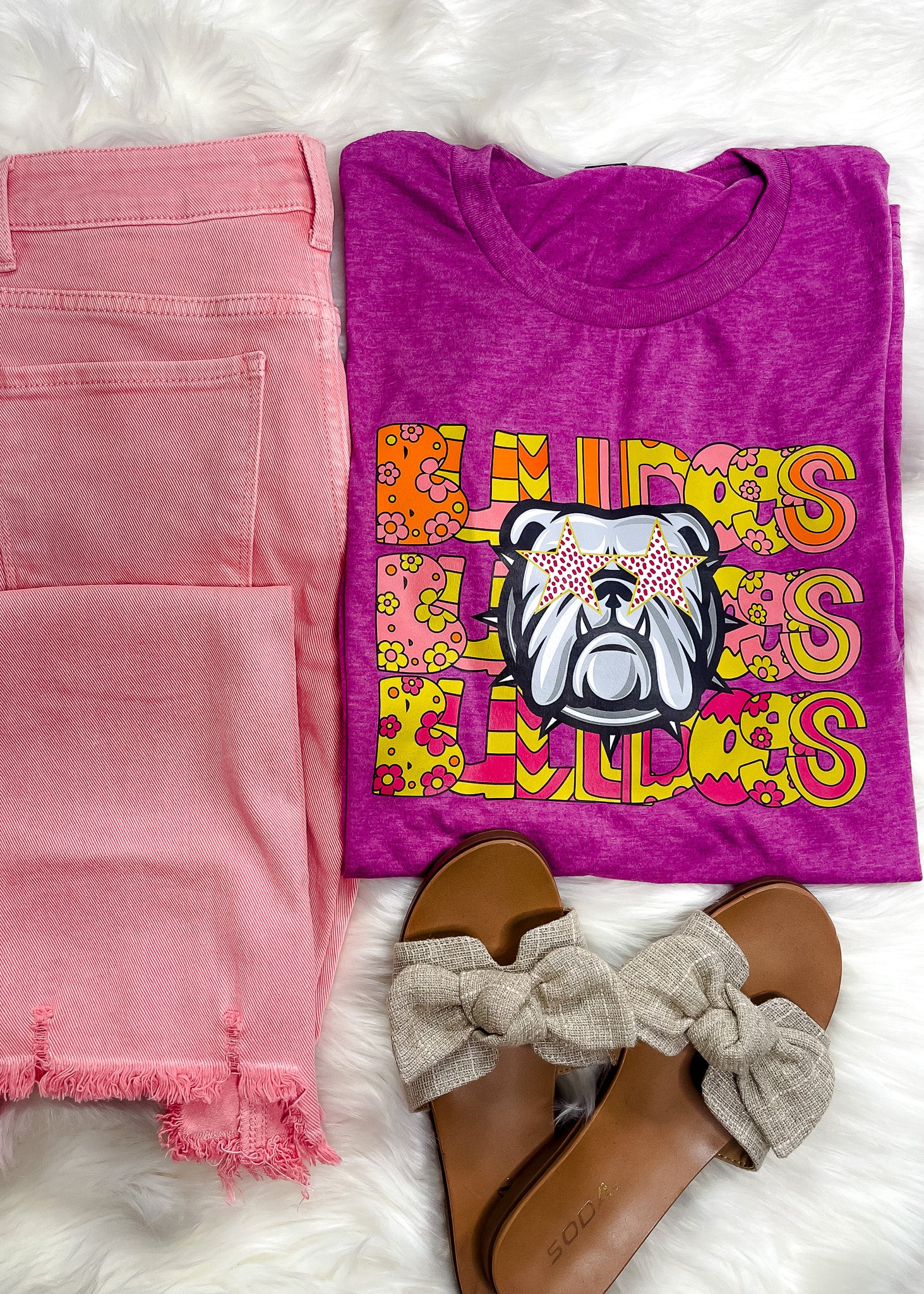 Funky and Fierce Bulldogs Mascot Graphic Tee (S-2XL)