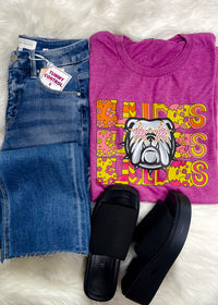 Funky and Fierce Bulldogs Mascot Graphic Tee (S-2XL)