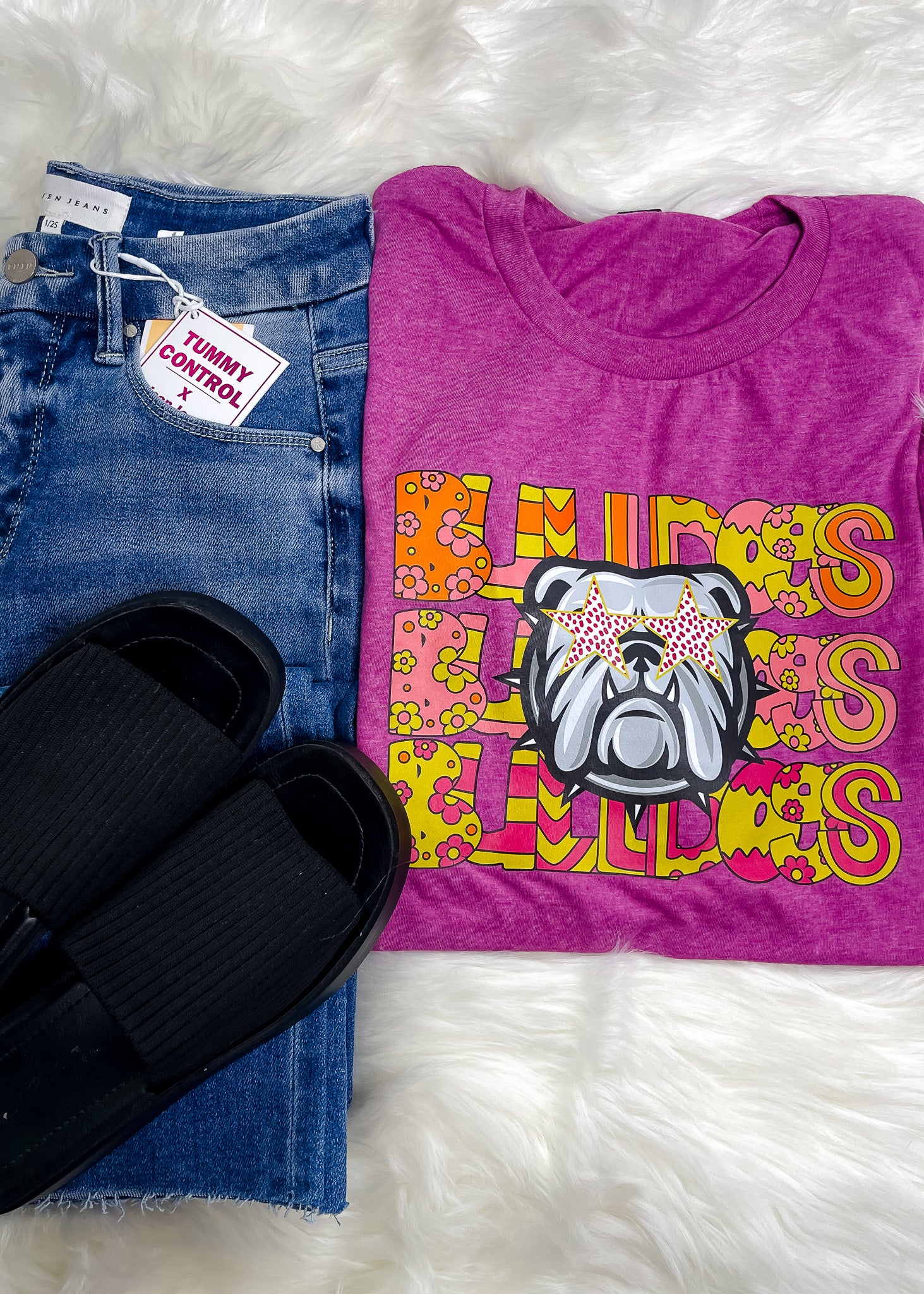 Funky and Fierce Bulldogs Mascot Graphic Tee (S-2XL)