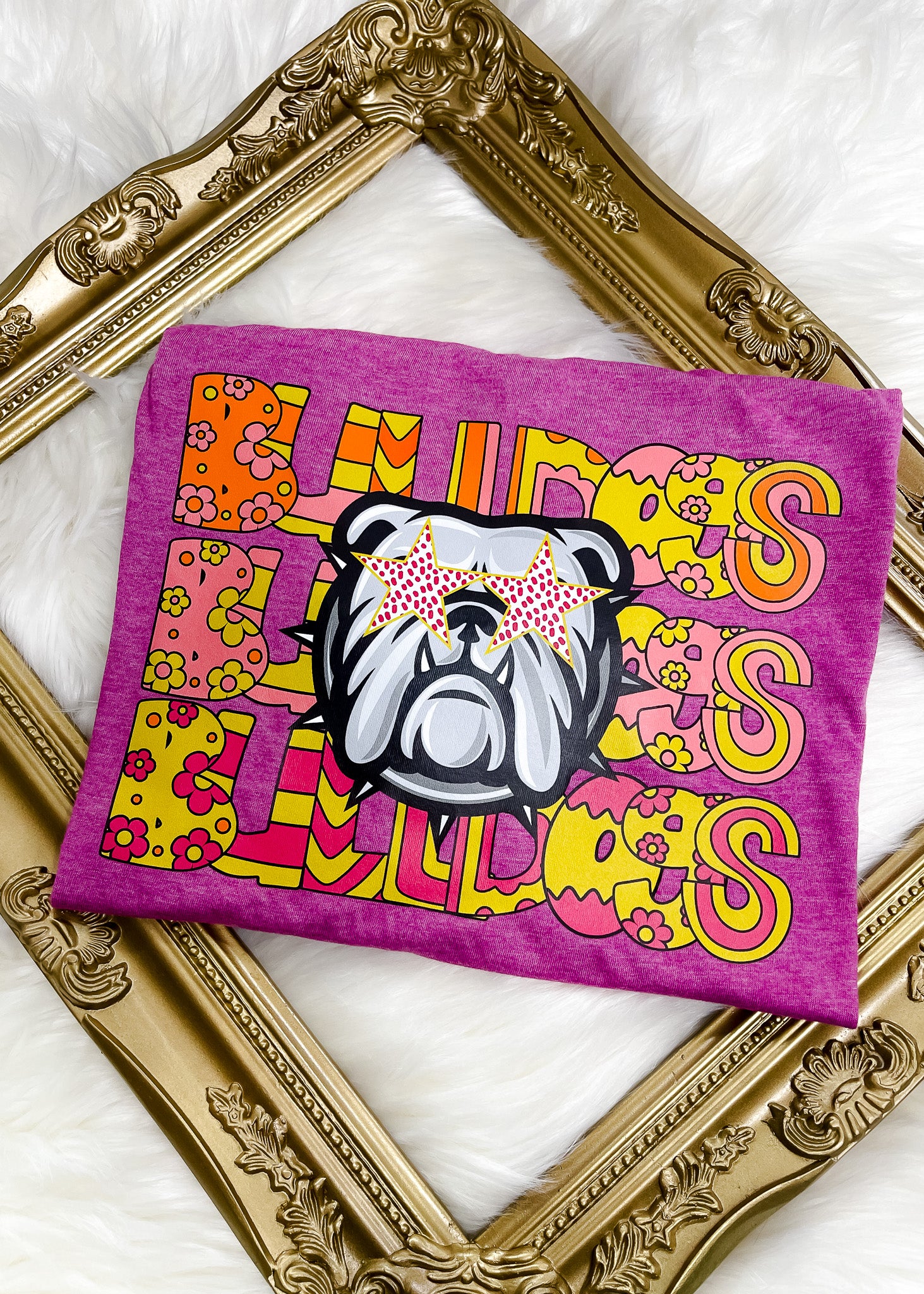 Funky and Fierce Bulldogs Mascot Graphic Tee (S-2XL)