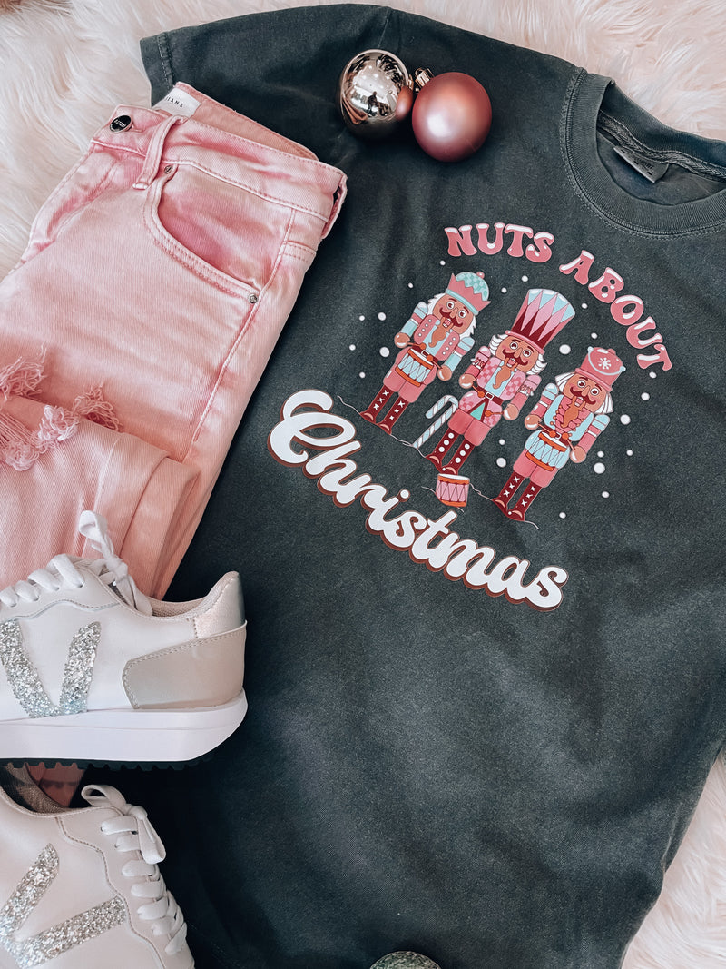 Nuts About Christmas Graphic Tee (S-2XL)