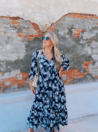 Poetic Charm Midi Dress