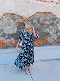 Poetic Charm Midi Dress