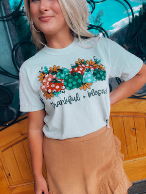 Thankful and Blessed Graphic Tee (S-2XL)