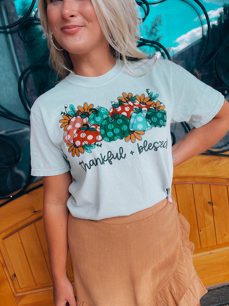 Thankful and Blessed Graphic Tee (S-2XL)